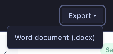 Export a document